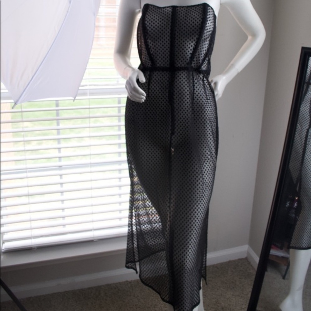 Polka Dot Lace Cocktail Dress